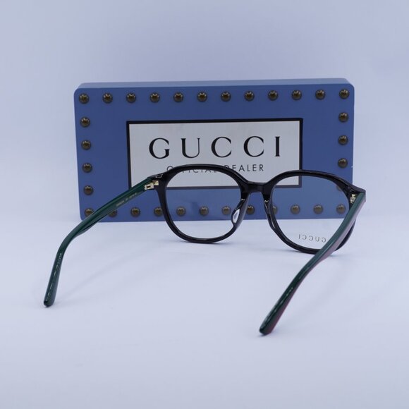 Final Price! Gucci GG0932OA 001 Black/Green Eyeglasses 53mm main image 6